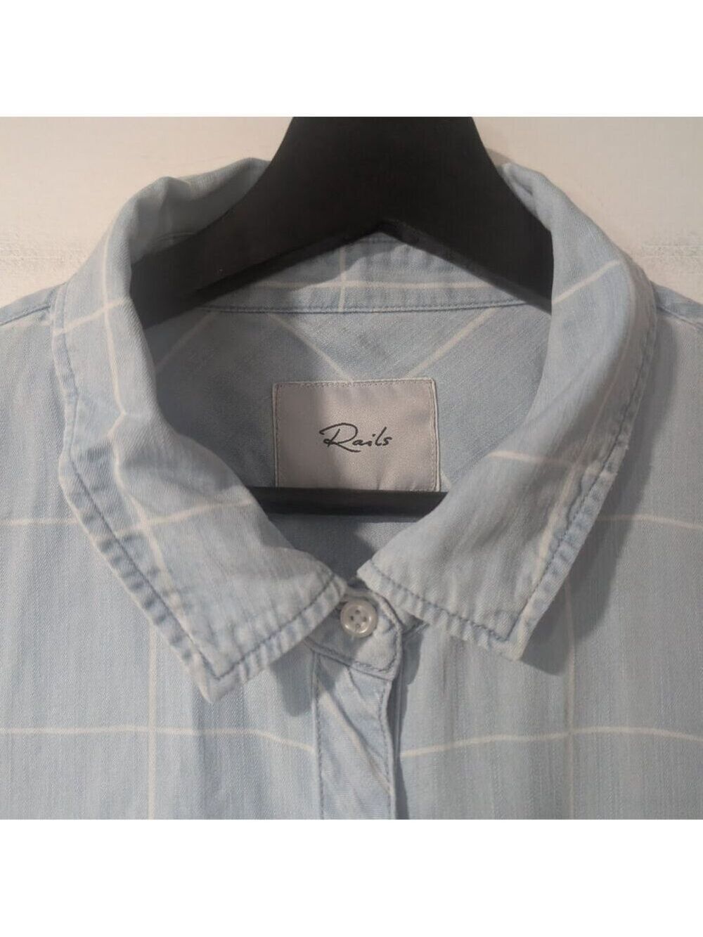 Rails | Carter Light Vintage Grid Button Down Shirt - Picture 5 of 13